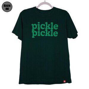 Chick-fil-A Pickle Pickle USED Shirt (M, Green, Restaurant, Chicken Sandwiches)